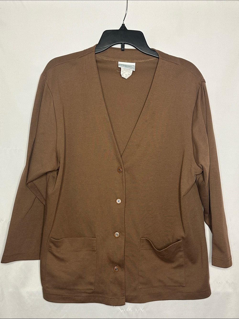 FRABJOUS ORIGINALS | Vintage Button-Up Cardigan Blazer with Shoulder Pads